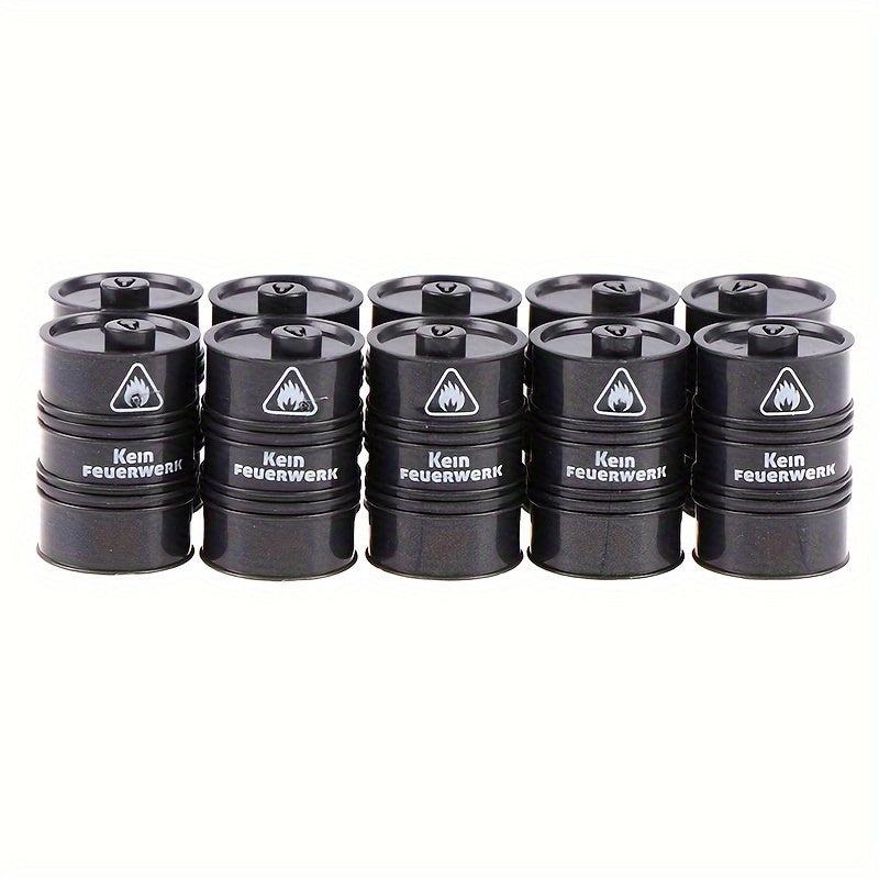 10 Pcs Chemical Bucket Building Blocks Diy Doll Guard Model Gift Toy