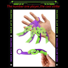 3D Printing Claw Gravity Plan Jump Radish Training Butterfly Katars Toy