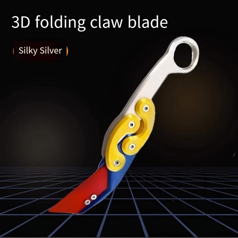 3D Printing Claw Gravity Plan Jump Radish Training Butterfly Katars Toy
