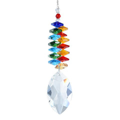Rainbow Love Heart Ball Suncatcher Set