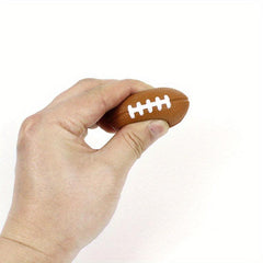 5pcs Brown Rugby Bouncy Balls Sports Party Decor