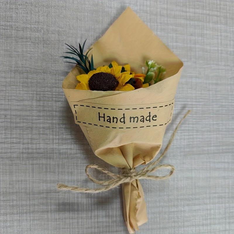 Sunflower Simulation Flower Mini Bouquet Bridesmaid Decor