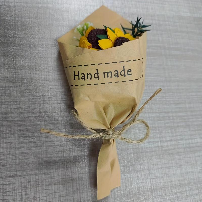 Sunflower Simulation Flower Mini Bouquet Bridesmaid Decor