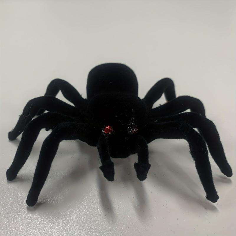Halloween Spider Simulation Small Spider Toy Plush Flocking Spider