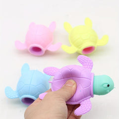 1pc Novelty Turtle Cup Pinch Vent Toy - Holiday Gift