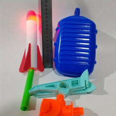 6pcs Foot Stepping Small Rocket Toys Outdoor Ejection Flying Launch Rocket