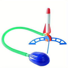 6pcs Foot Stepping Small Rocket Toys Outdoor Ejection Flying Launch Rocket