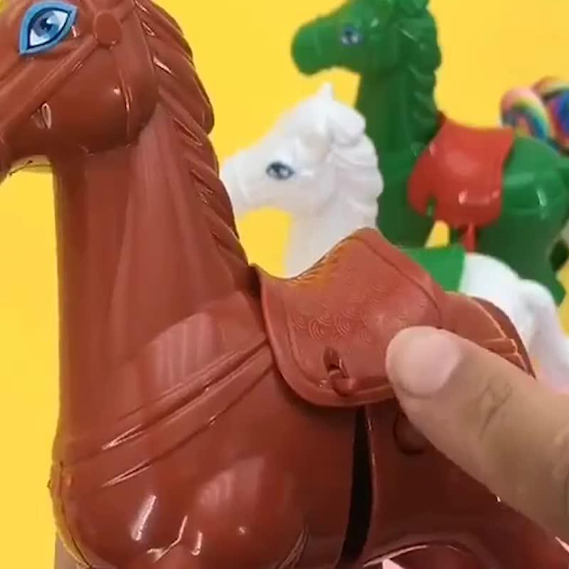 Chain Jump Horse Wind up Horse Toy