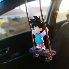 Anime Model Car Rearview Mirror Ornaments Birthday Gift Action Decorations