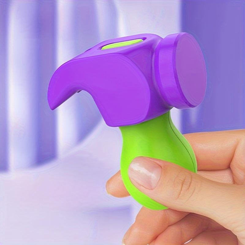 3D Gravity Carrot Hammer Mini Portable Toy Hammer Decompressing Toy