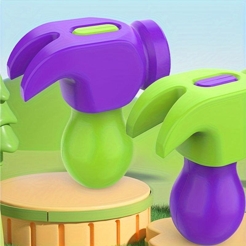 3D Gravity Carrot Hammer Mini Portable Toy Hammer Decompressing Toy