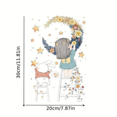 Home Decor Toilet Lid Wall Sticker PVC Waterproof Removable Sticker