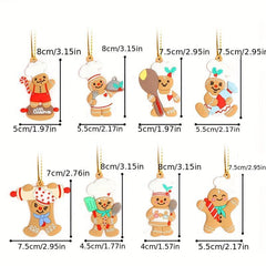 Gingerbread Man Christmas Ornament