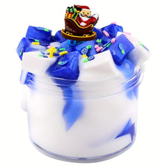 Christmas Theme Cream Slime DIY Slime Soft Non Sticky Stress Relief Toys