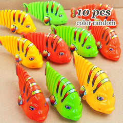 5pcs Wind Up Fish Clockwork Toys for Endless Fun