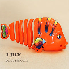 5pcs Wind Up Fish Clockwork Toys for Endless Fun