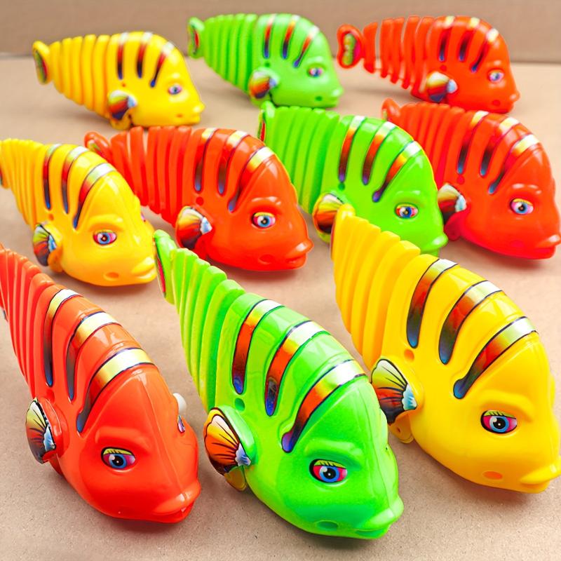 5pcs Wind Up Fish Clockwork Toys for Endless Fun