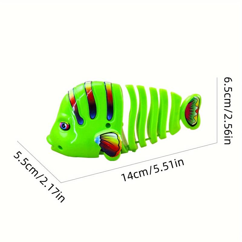 5pcs Wind Up Fish Clockwork Toys for Endless Fun
