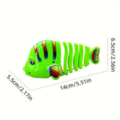 5pcs Wind Up Fish Clockwork Toys for Endless Fun