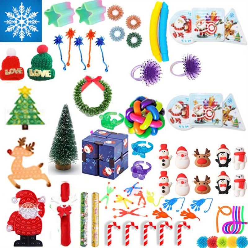 72pcs Sensory Fidget Toy Bag Set - Stress Relief Toys for Kids and Adults