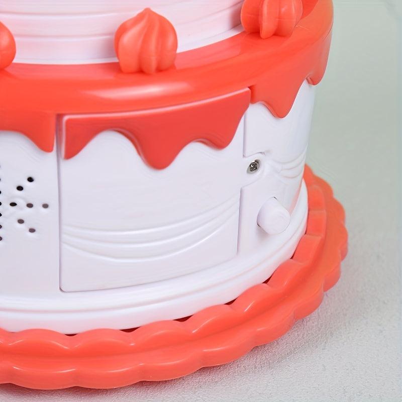 Birthday Toy Cake Bubble Machine with Lights & Music