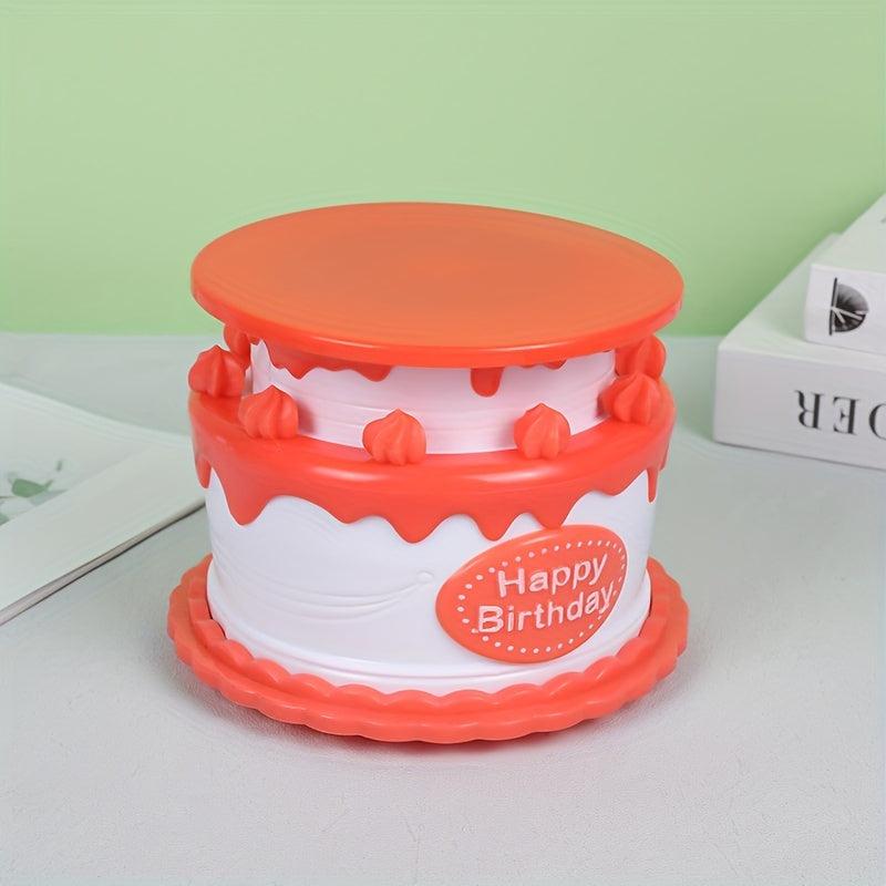 Birthday Toy Cake Bubble Machine with Lights & Music