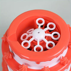 Birthday Toy Cake Bubble Machine with Lights & Music