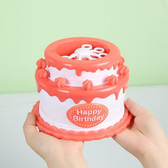 Birthday Toy Cake Bubble Machine with Lights & Music