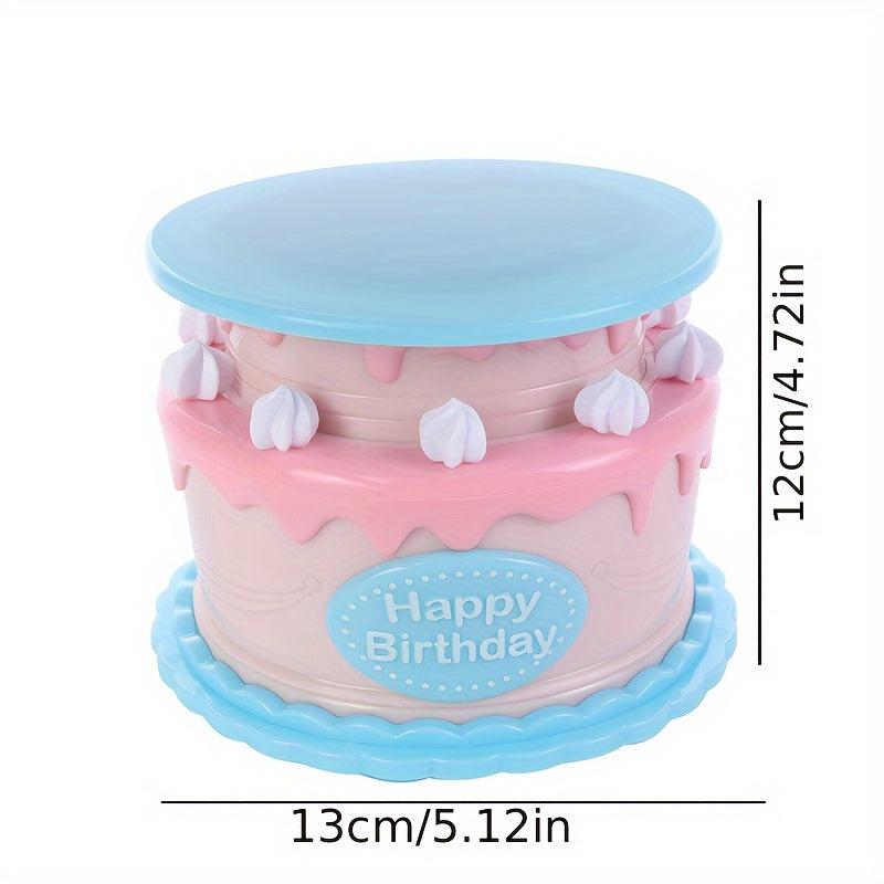 Birthday Toy Cake Bubble Machine with Lights & Music