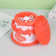 Birthday Toy Cake Bubble Machine with Lights & Music
