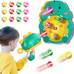 Dinosaur Dart Board Toy for Kids 3-5 w/ 12 Sticky Balls