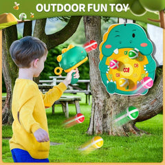 Dinosaur Dart Board Toy for Kids 3-5 w/ 12 Sticky Balls