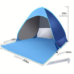 Pop Up Beach Tent UPF 50 UV Protection Lightweight Portable