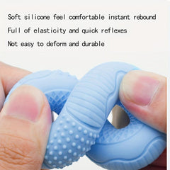 2pcs Silicone Finger Clip Grip Strengthener Sports Equipment