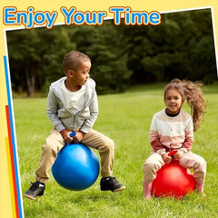 45 Inch Funnel Ball Jumping Ball Fitness Ball Bouncing Ball With Handle