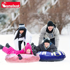 Inflatable Skiing Ring Pink Sequins 91