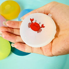3Pcs Random Marine Cartoon Water Ball Reusable Water Battle Decompression Toy