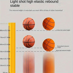 Striped Orange Mute Ball for Dogs and Cats