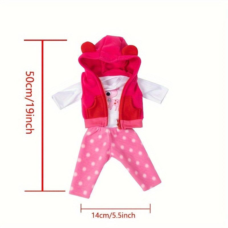 Animal Suit For 17 Inch Reborn Doll Jumpers Rompers Doll Clothes
