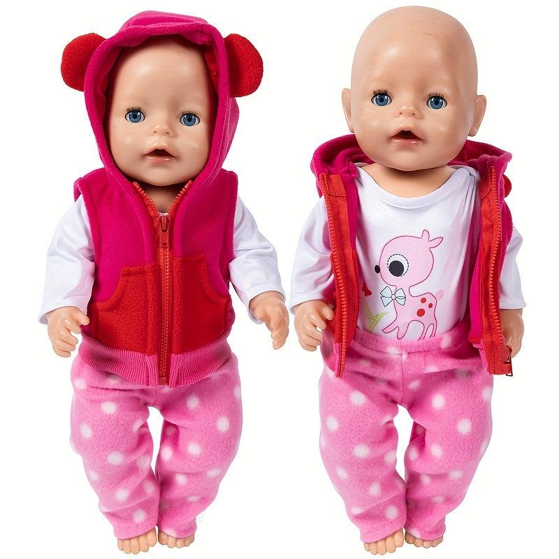 Animal Suit For 17 Inch Reborn Doll Jumpers Rompers Doll Clothes