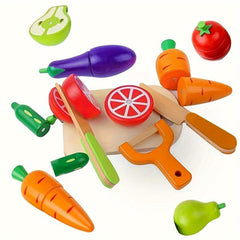 Simulative Kitchen Pretend Toy Wooden Montessori Educational Toy