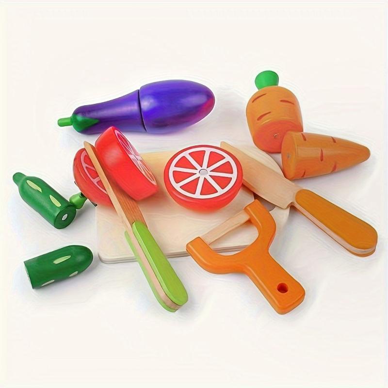 Simulative Kitchen Pretend Toy Wooden Montessori Educational Toy