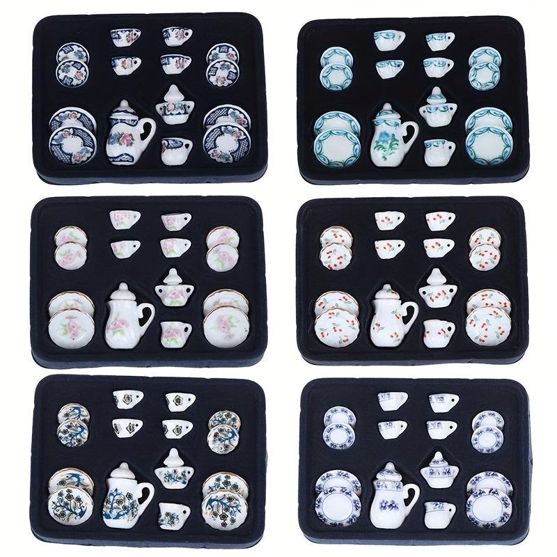 Chintz Flower Tea Cup Set Porcelain Tableware