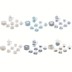 Chintz Flower Tea Cup Set Porcelain Tableware