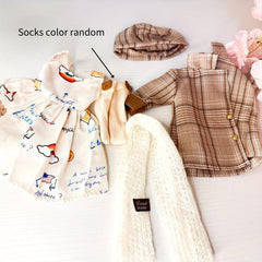 Skirt Suit BJD Changing Dress 11 8in Fashionable Party Outfit
