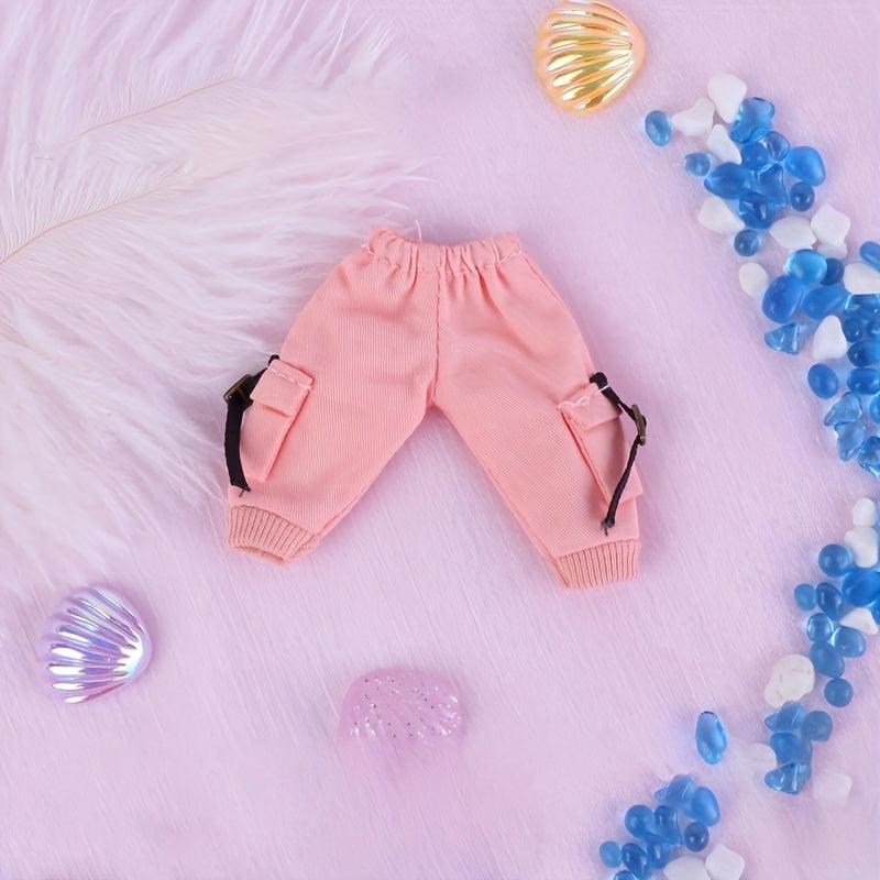 Doll Clothes Cargo Pants Double Pocket
