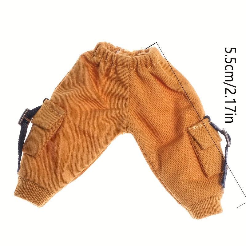 Doll Clothes Cargo Pants Double Pocket