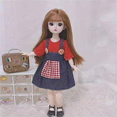 Ball Jointed Body Doll 1 6 BJD Doll With Dress DIY Toys Gift