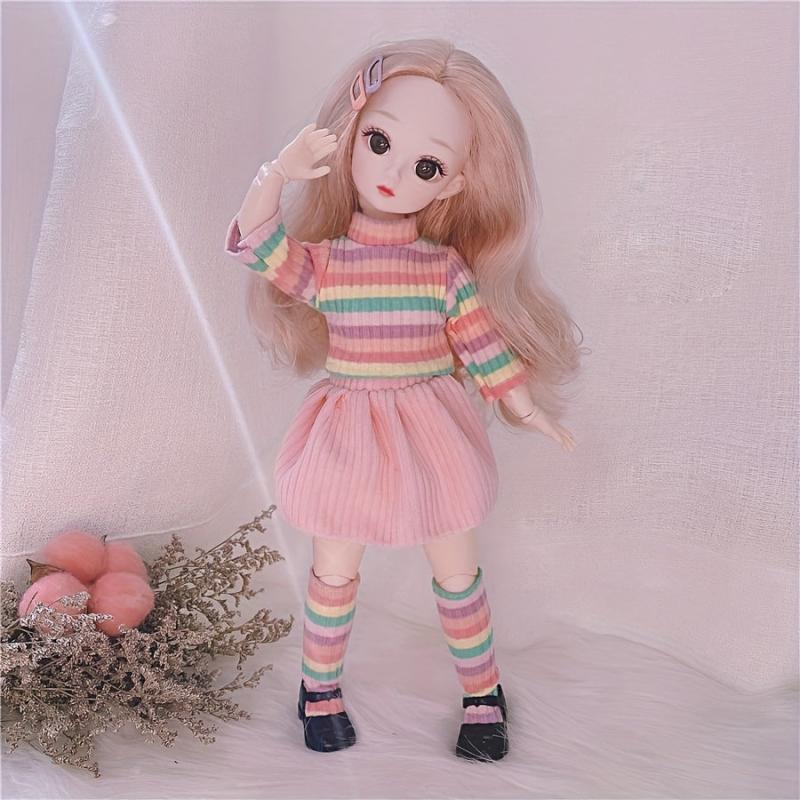 Ball Jointed Body Doll 1 6 BJD Doll With Dress DIY Toys Gift