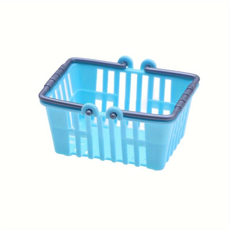 5pcs Mini Plastic Shopping Baskets Supermarket Hand Basket Model